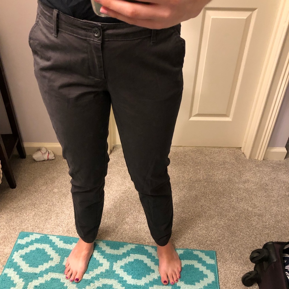 Eddie Bauer Gray Chino Pants